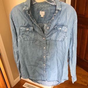 Denim top from target